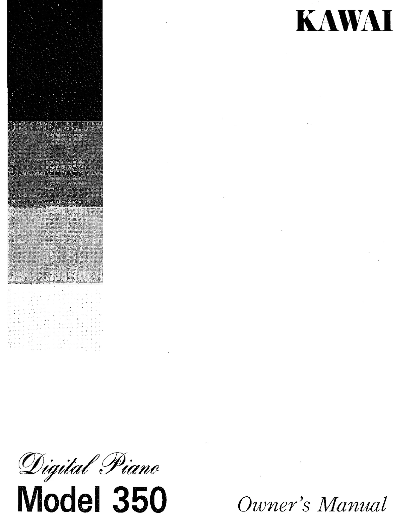 Image de la première page du manuel de l'appareil 350