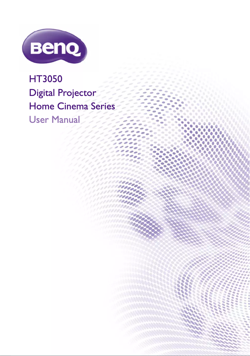 Image de la première page du manuel de l'appareil HT3050