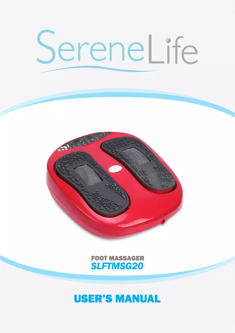Image de la première page du manuel de l'appareil SLFTMSG20