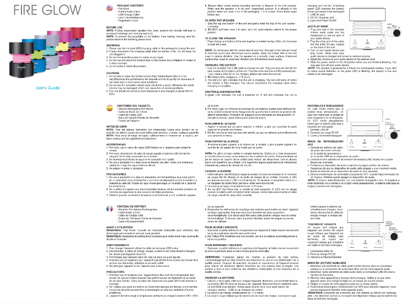 Image de la première page du manuel de l'appareil ISOUND-5289