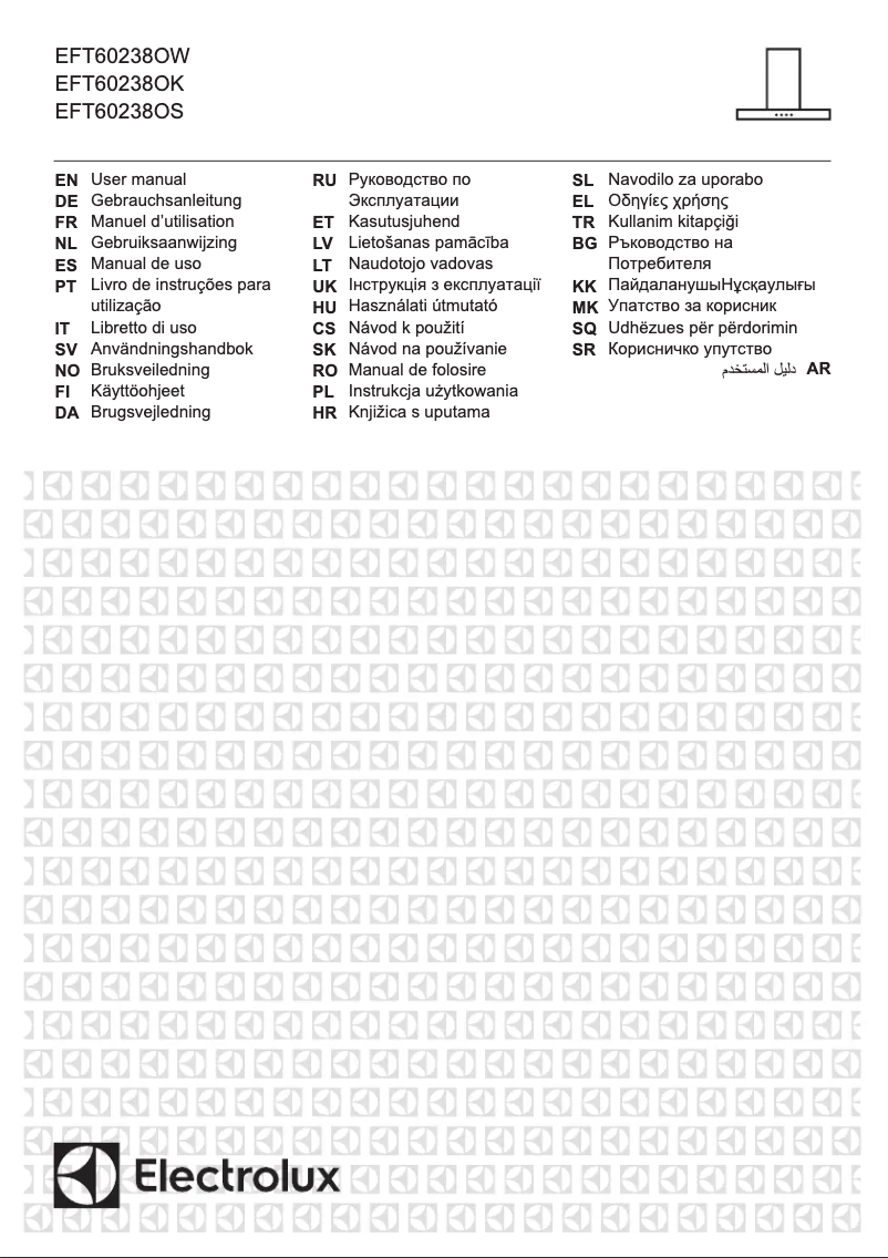 Image de la première page du manuel de l'appareil EFT60238OK