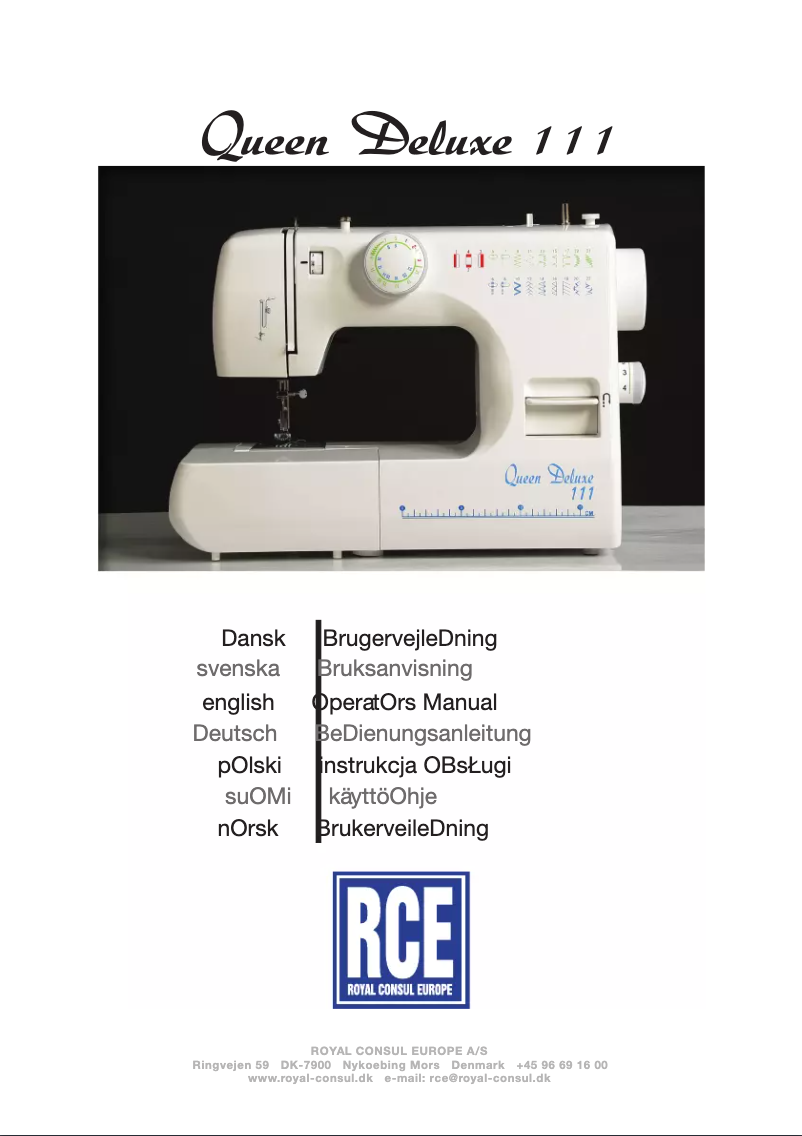 Page n°1 - Manuel utilisateur RCE Queen Deluxe 111