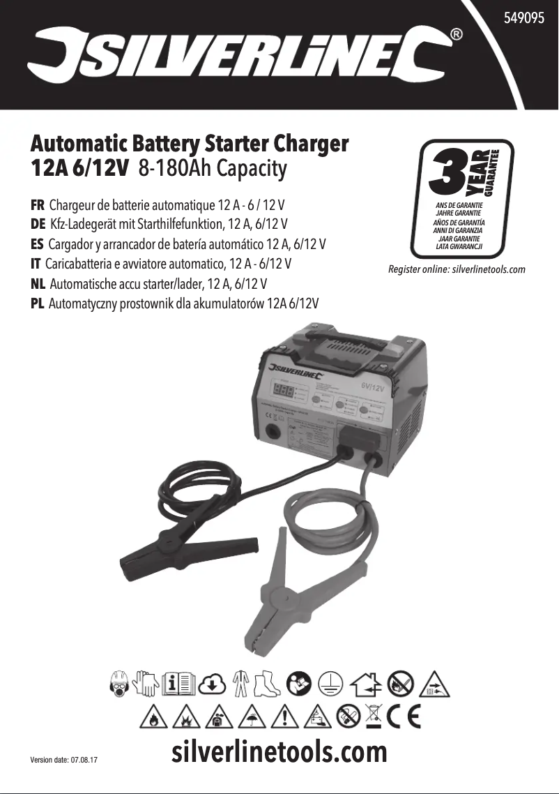 Page 1 de la notice Manuel utilisateur Silverline 549095