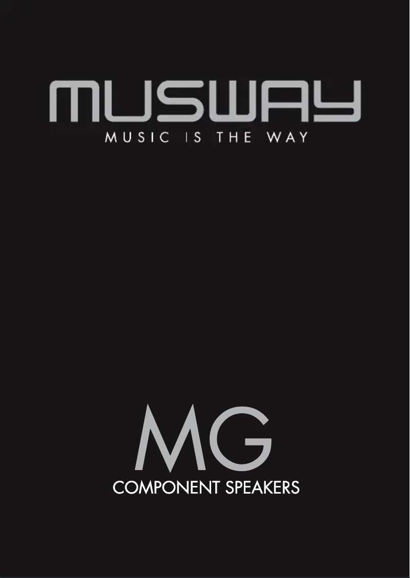Page n°1 - Manuel utilisateur Musway MG2X