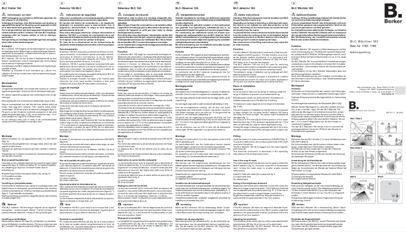 Page 1 de la notice Manuel utilisateur Berker 17839004