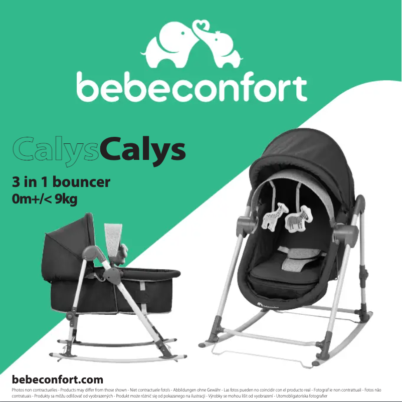 Page n°1 - Manuel utilisateur Bebe Confort Calys