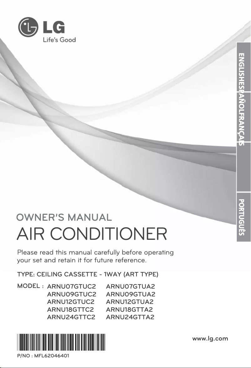 Página 1 del manual Manual de usuario LG ARNU12GTUA2