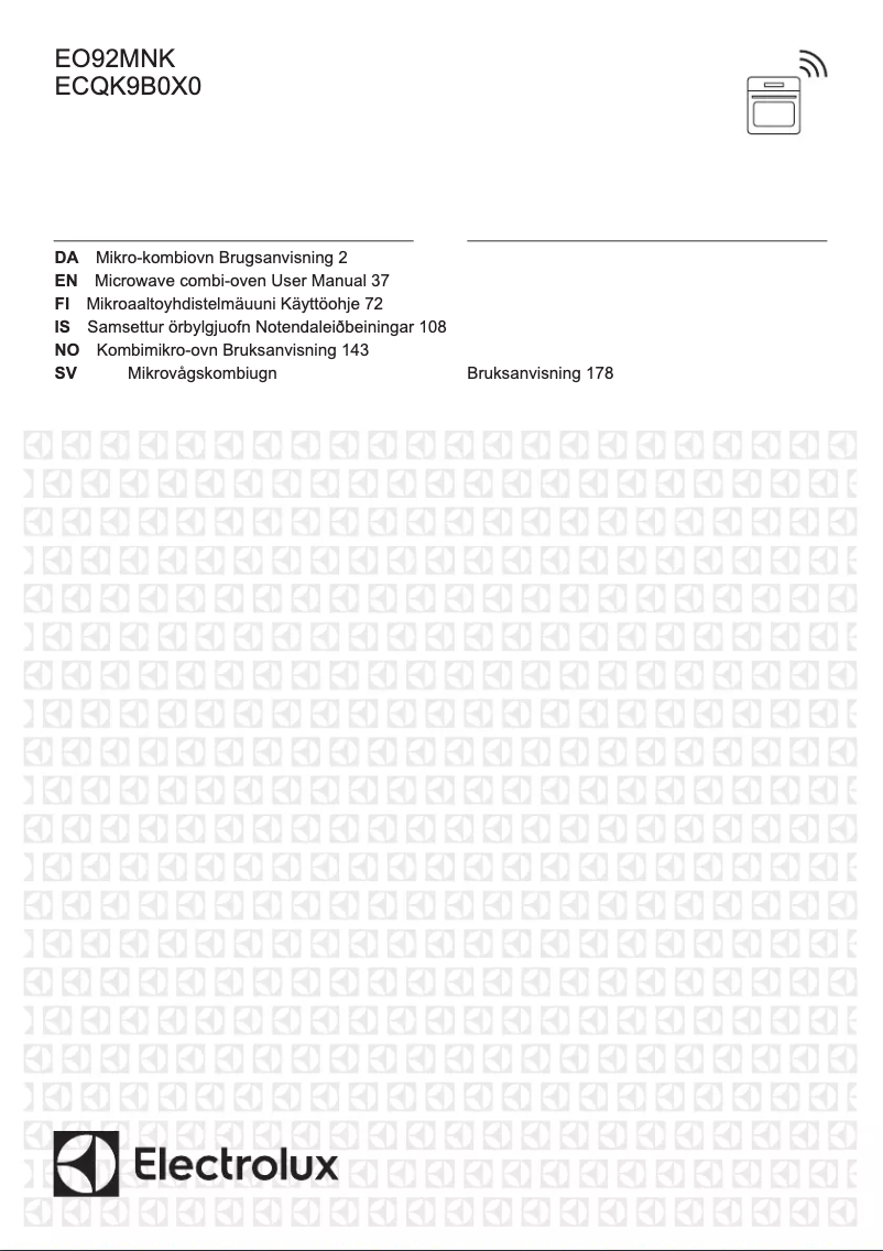 Page 1 de la notice Manuel utilisateur Electrolux ECQK9B0X0