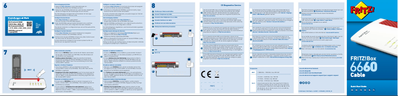 Page 1 de la notice Manuel utilisateur AVM FRITZ!Box 6660 Cable