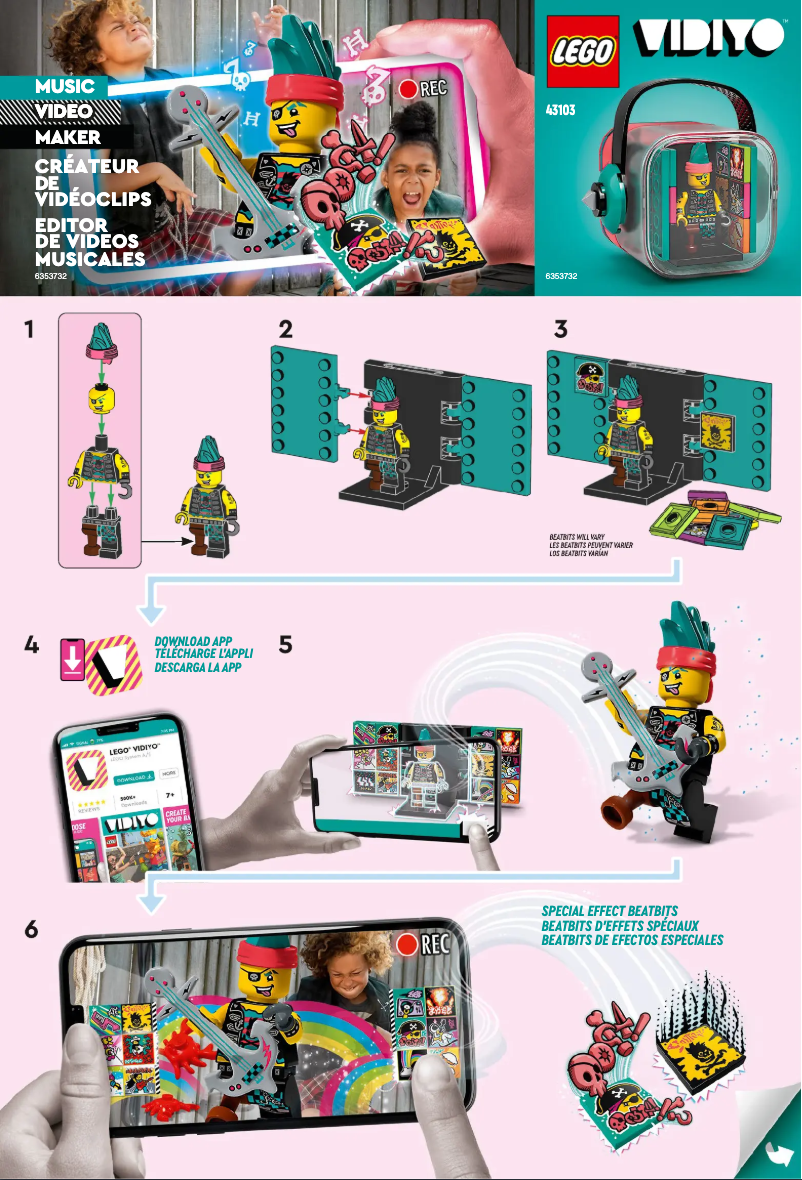 Image de la première page du manuel de l'appareil Vidiyo 43103