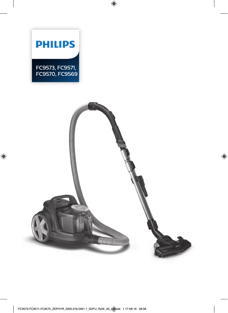 Página 1 del manual Manual de instrucciones Philips PowerPro Active FC9573