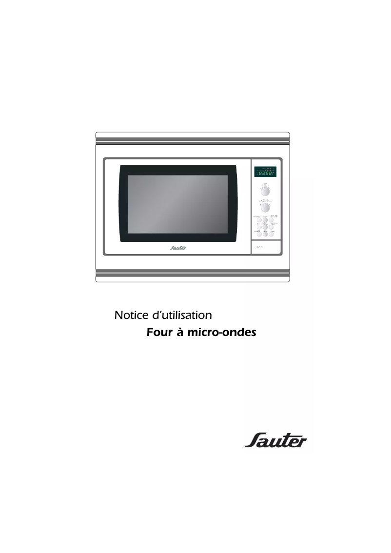 Page 1 de la notice Manuel utilisateur Sauter SME1220BB