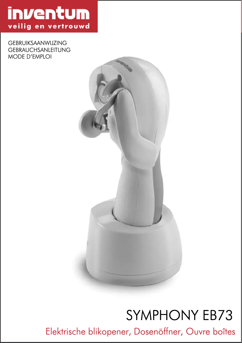 Page 1 de la notice Manuel utilisateur Inventum EB73