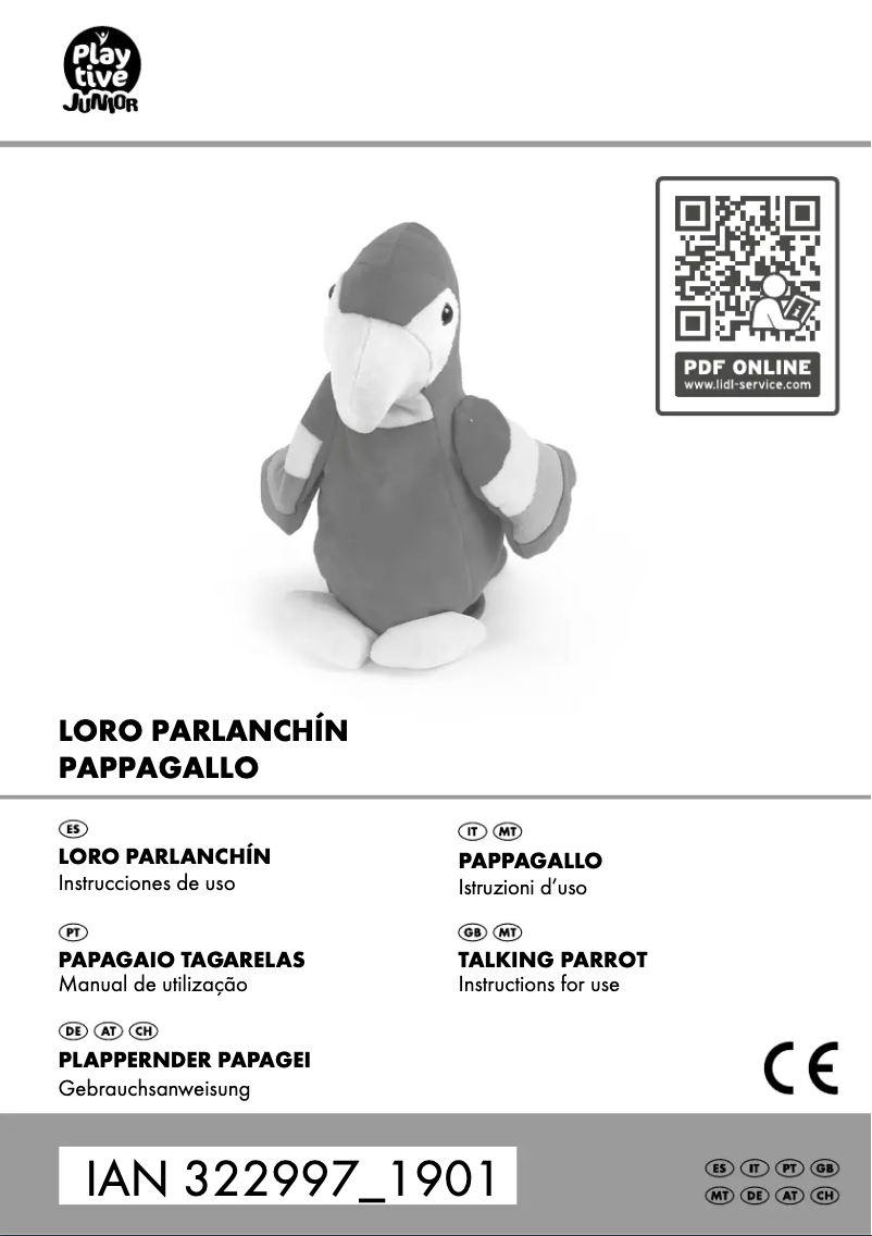 Page 1 de la notice Manuel utilisateur Playtive IAN 322997