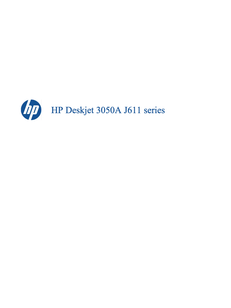 Page 1 de la notice Manuel utilisateur HP Deskjet J611j