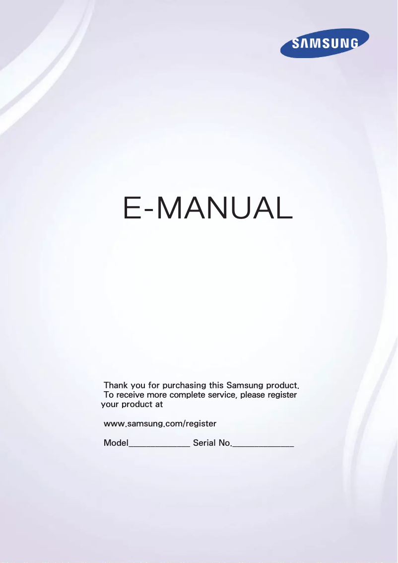 Imagen de la primera página del manual del dispositivo UA40H4250AR