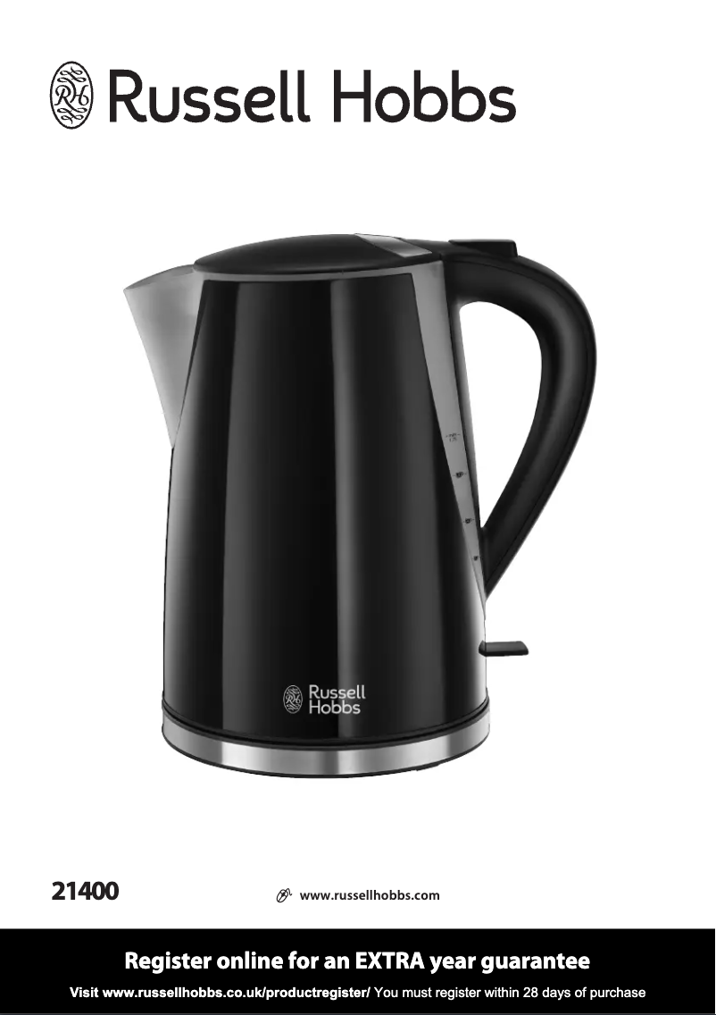 Page n°1 - Manuel utilisateur Russell Hobbs 21400