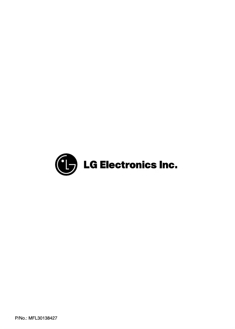 Page n°1 - Manuel utilisateur LG WD-R1112