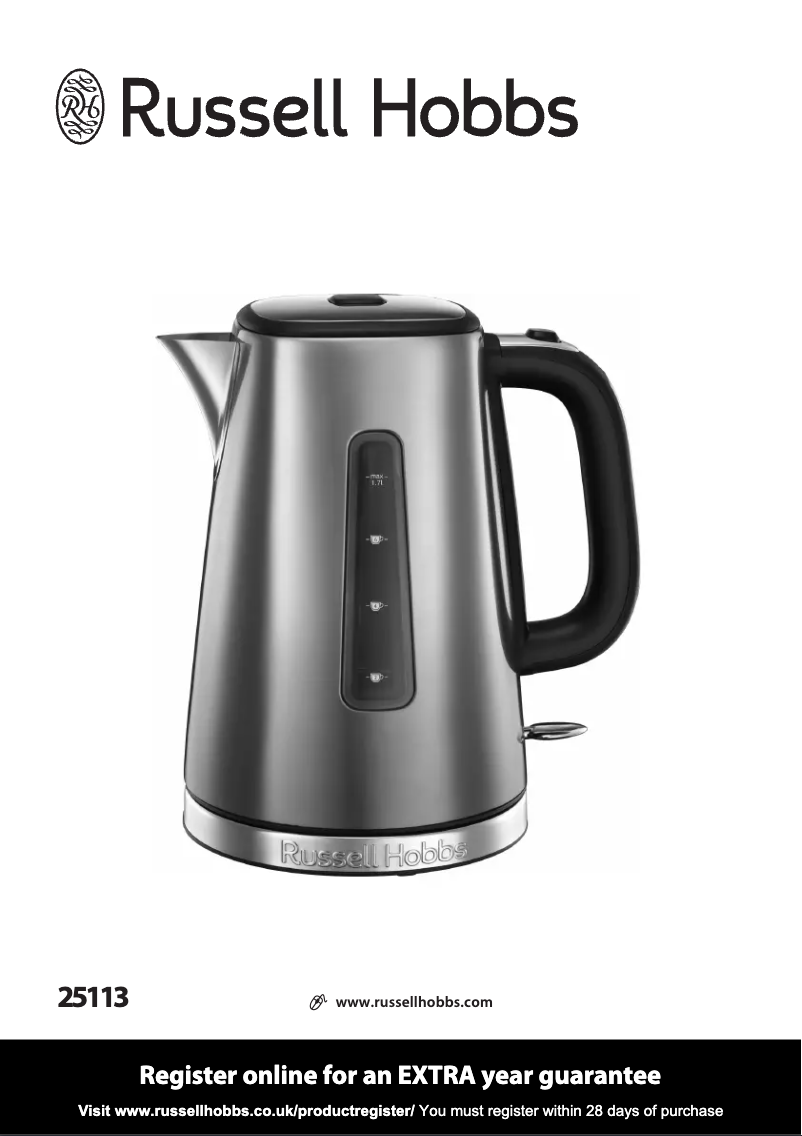 Página 1 del manual Manual de usuario Russell Hobbs Eclipse 25113