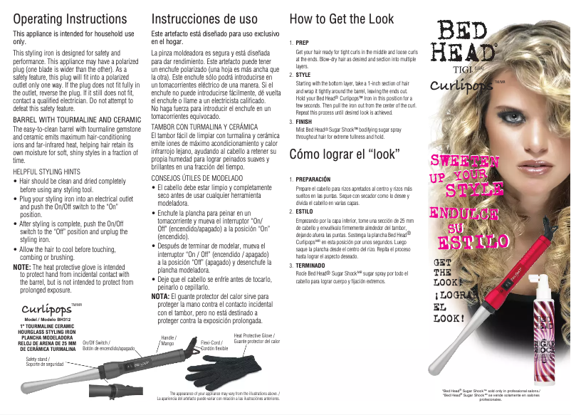 Page 1 de la notice Manuel utilisateur Helen of Troy BH312