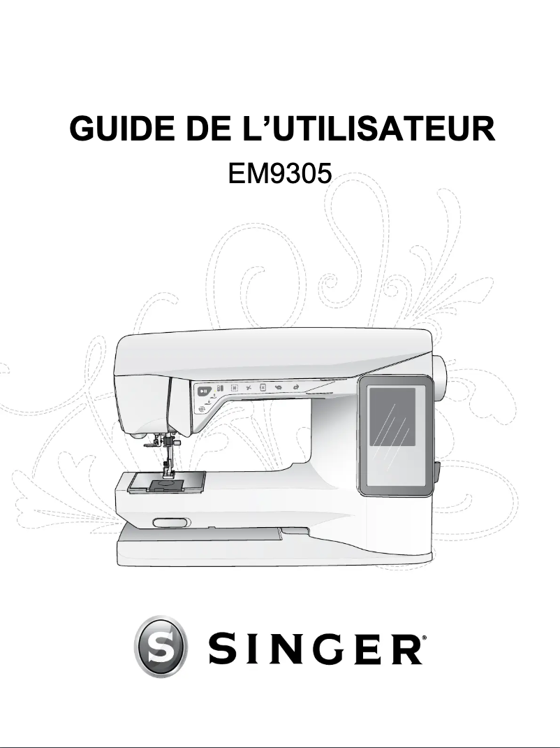Page n°1 - Manuel utilisateur Singer EM9305