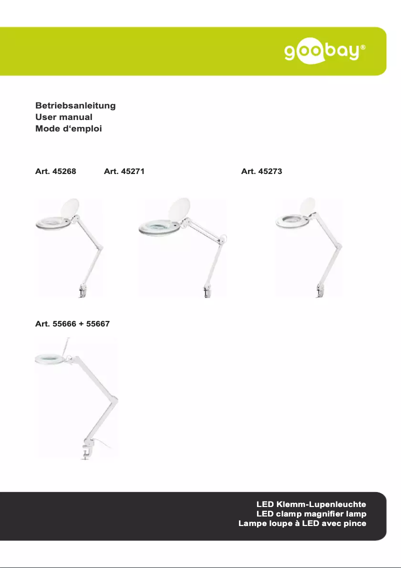 Image de la première page du manuel de l'appareil 45268