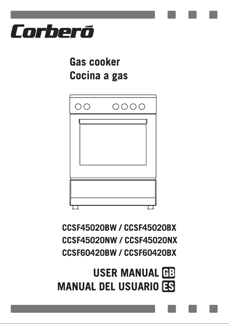 Page 1 de la notice Manuel utilisateur Corbero CCSF60420BX