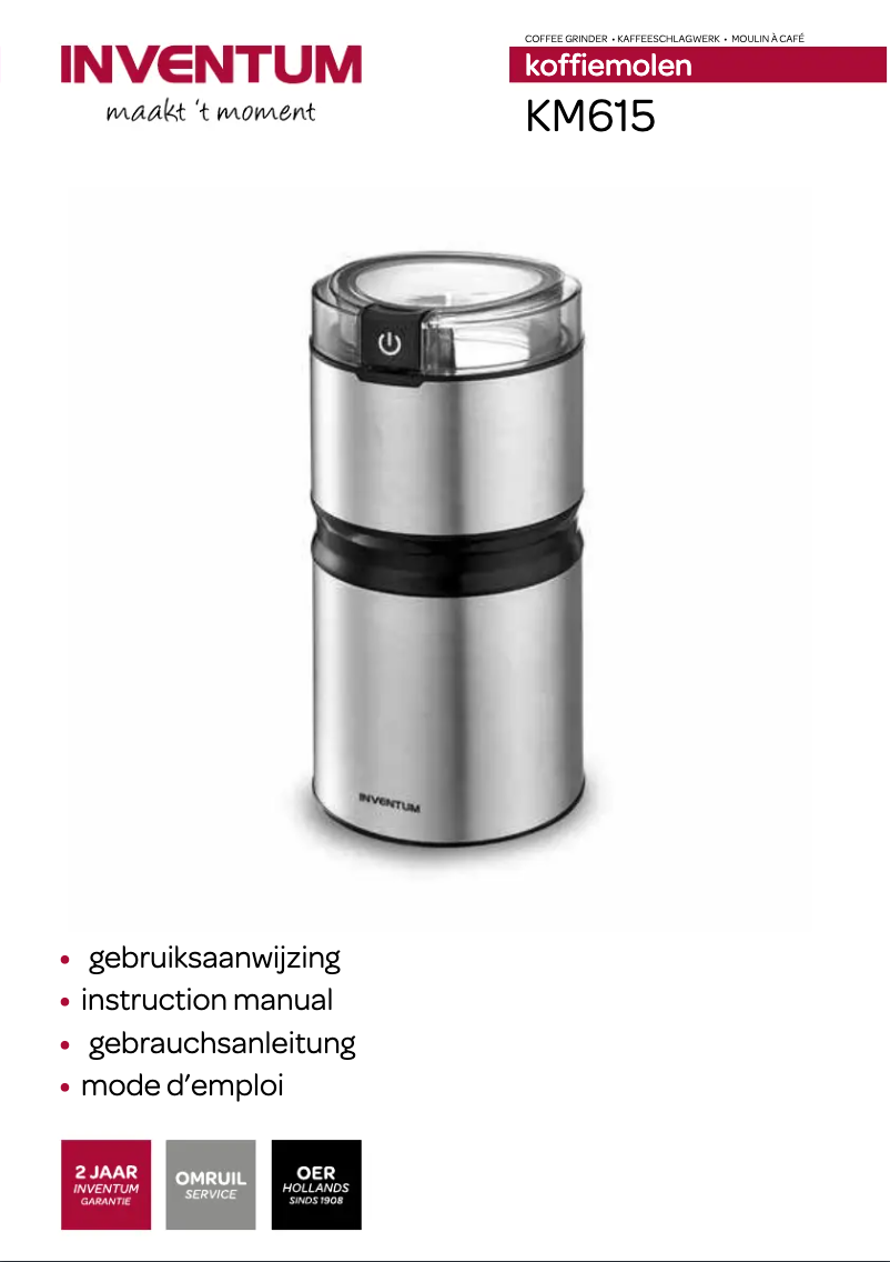 Página 1 del manual Manual de usuario Inventum KM615