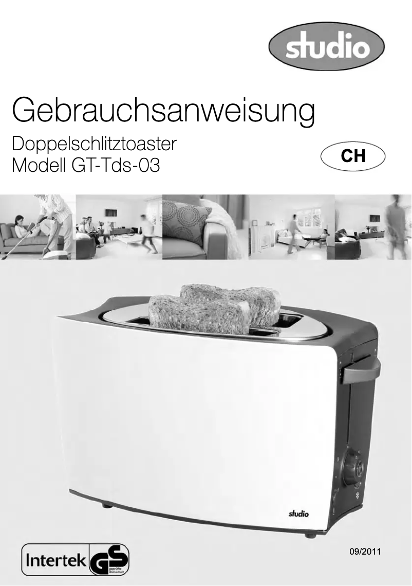 Page n°1 - Manuel utilisateur Studio GT-Tds-03