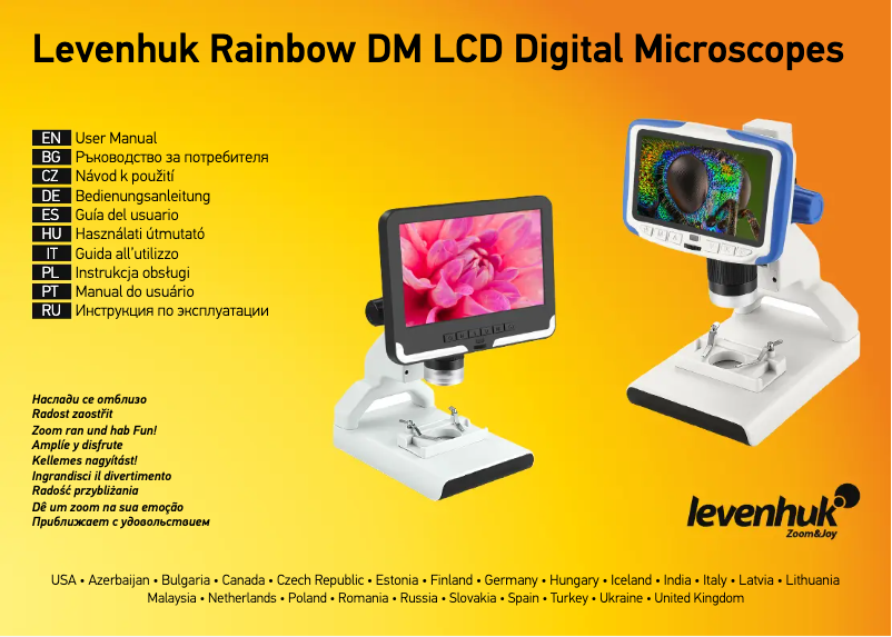 Page n°1 - Manuel utilisateur Levenhuk Rainbow DM500