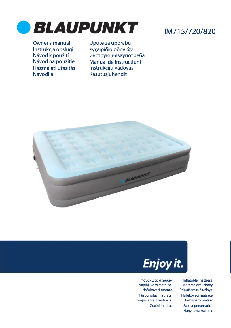 Page n°1 - Manuel utilisateur Blaupunkt IM720