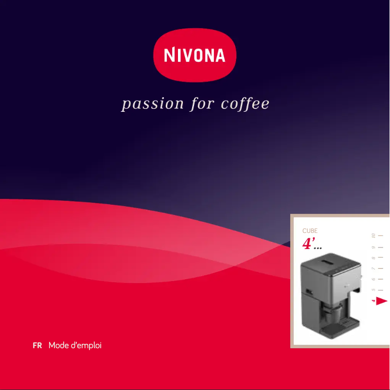 Image de la première page du manuel de l'appareil CUBE 4106