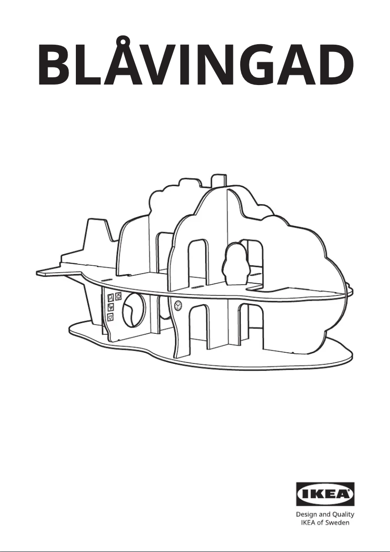 Image de la première page du manuel de l'appareil BLÅVINGAD 405.265.00