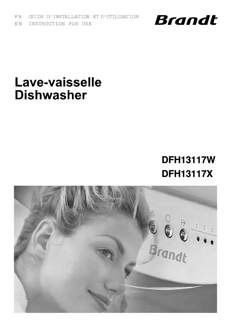 Page 1 de la notice Manuel utilisateur Brandt DFH13117W