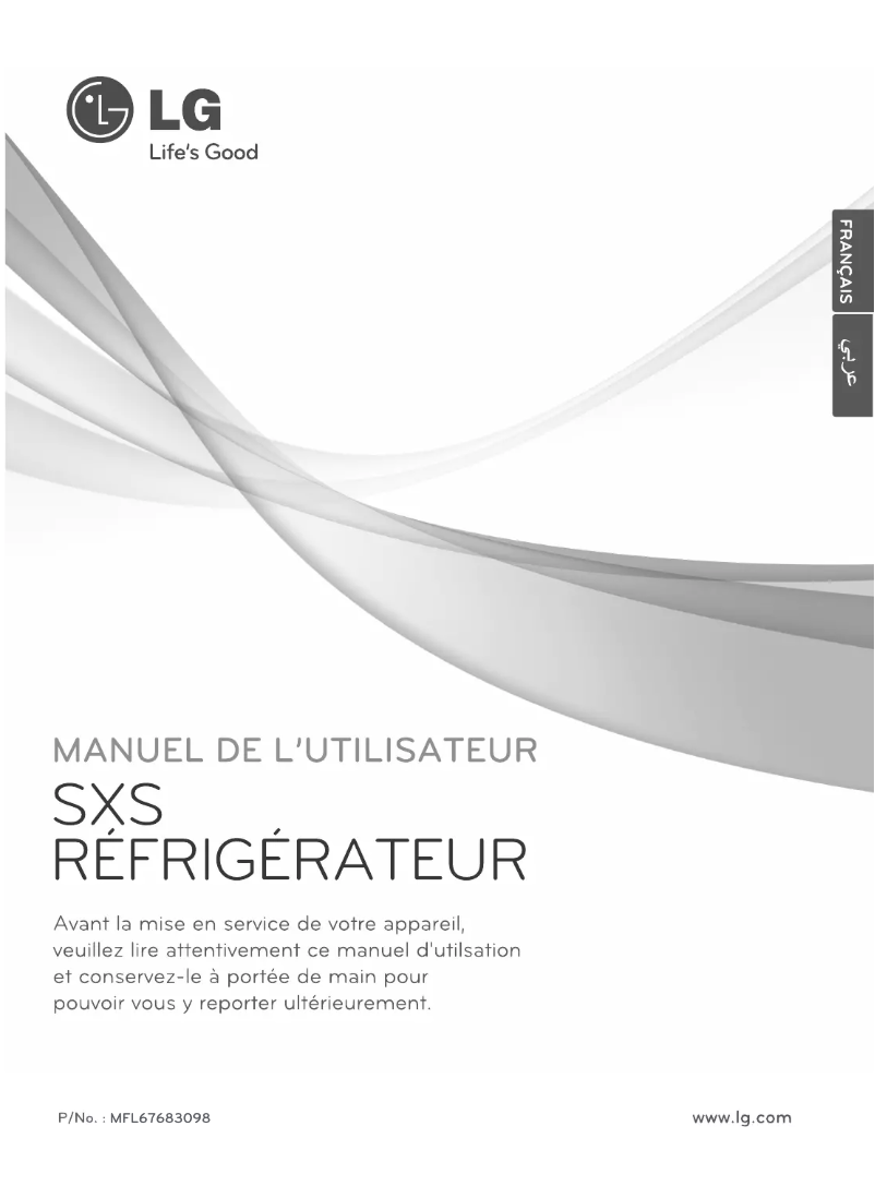 Page 1 de la notice Manuel utilisateur LG GC-B207GVQN