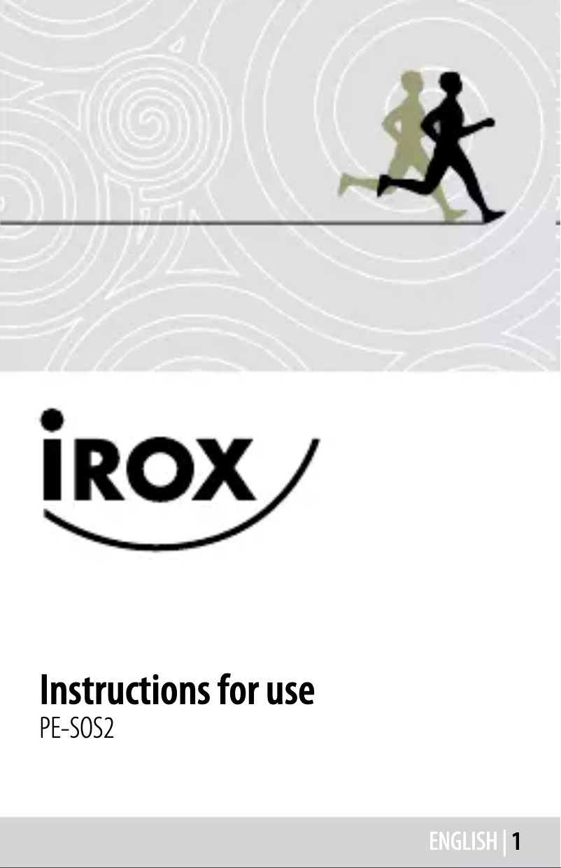 Page n°1 - Manuel utilisateur Irox PE-SOS2