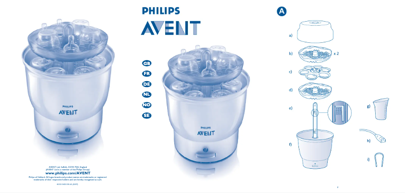 Page 1 de la notice Manuel utilisateur Philips Avent Express SCF274