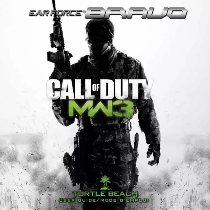 Page 1 de la notice Manuel utilisateur Turtle Beach Call of Duty MW3 Earforce Bravo