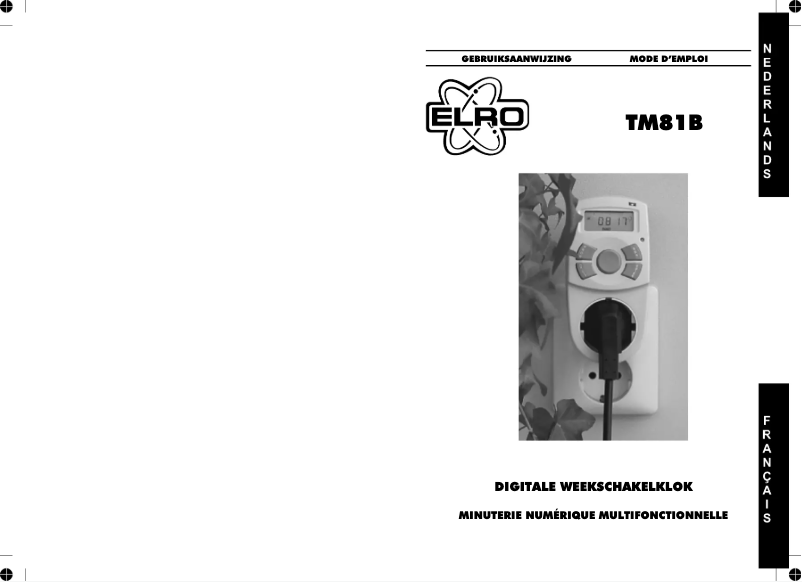 Image de la première page du manuel de l'appareil TM81B