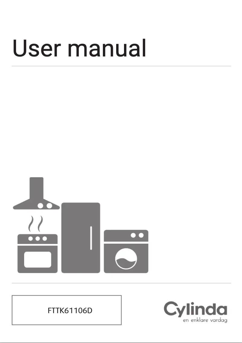 Page 1 de la notice Manuel utilisateur Cylinda FTTK61106D