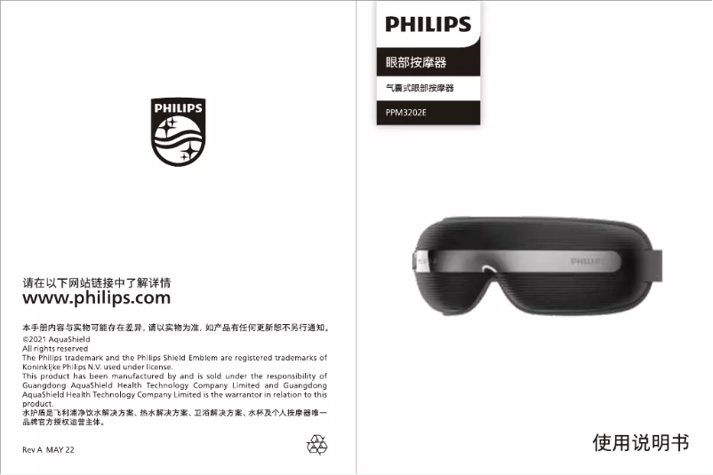 Page n°1 - Manuel utilisateur Philips PPM3202E
