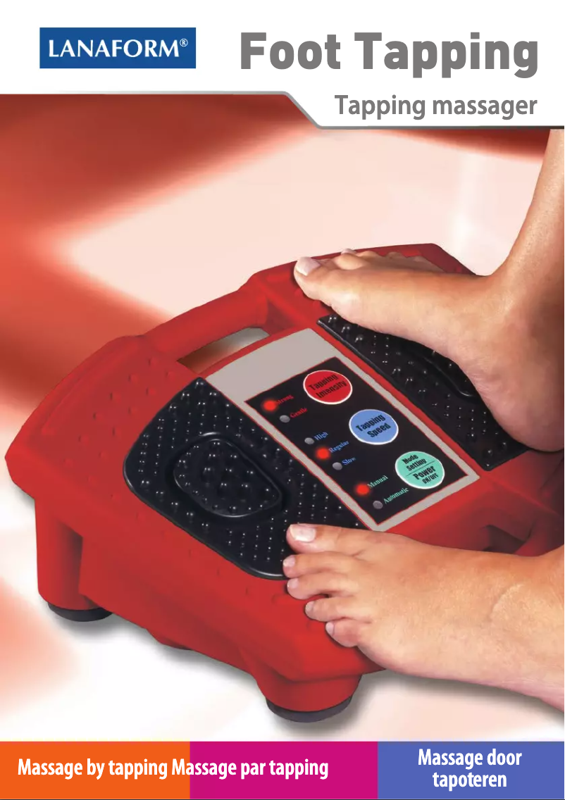 Page 1 de la notice Manuel utilisateur Lanaform Foot Tapping