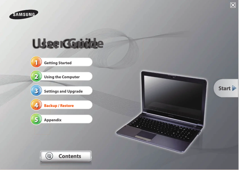 Page n°1 - Manuel utilisateur Samsung NP-RV511E