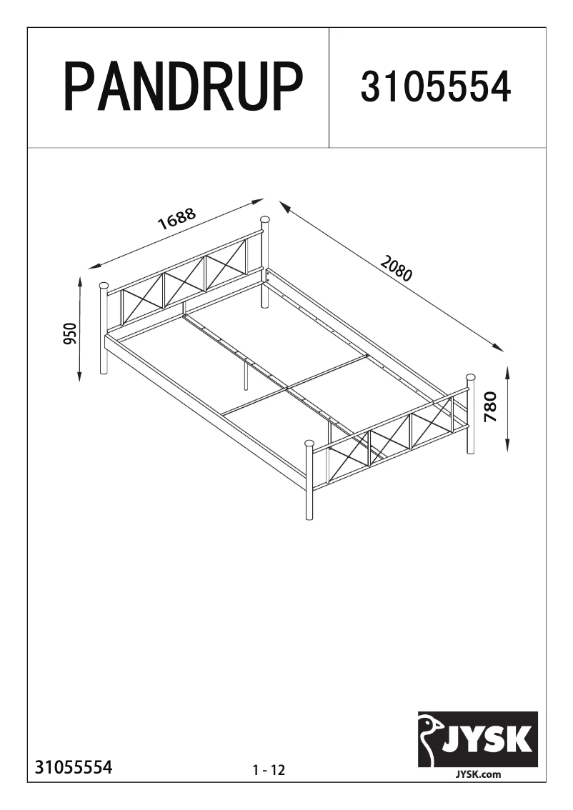 Page n°1 - Manuel utilisateur JYSK Pandrup