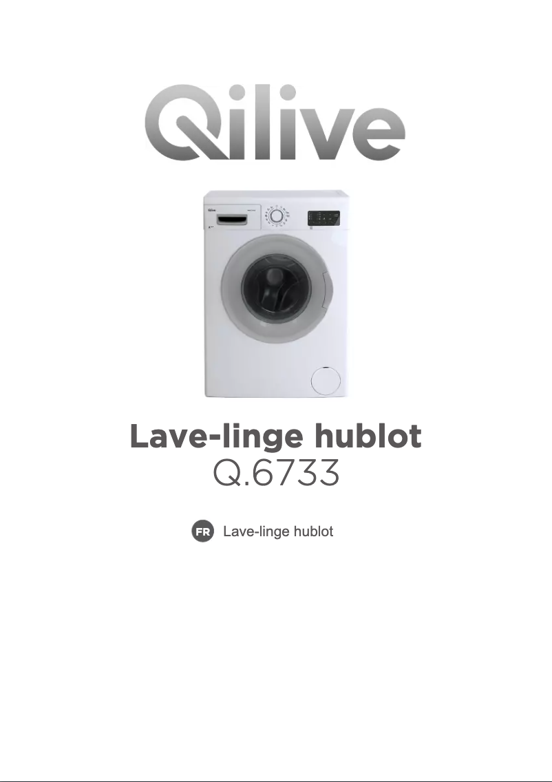 Image de la première page du manuel de l'appareil Q.6733