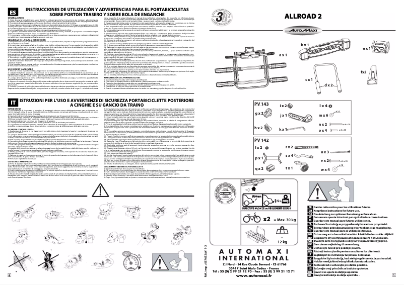 Página 1 del manual Manual de usuario Mont Blanc TowVoyage 2