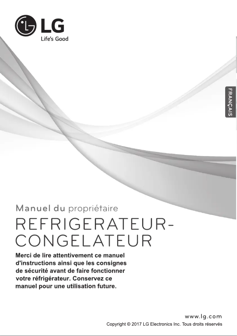 Page 1 de la notice Manuel utilisateur LG GC-C432HLCU