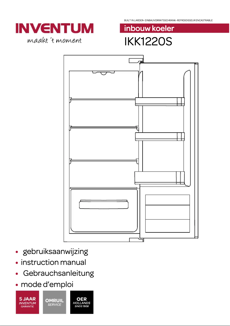 Image de la première page du manuel de l'appareil IKK1220S