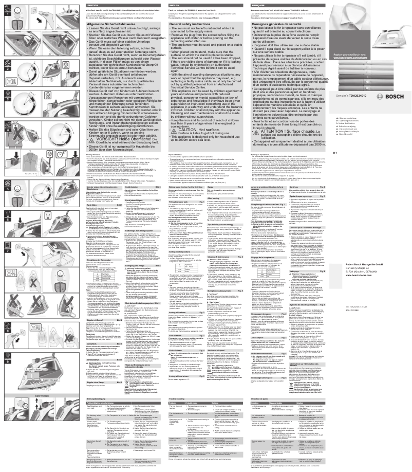 Image de la première page du manuel de l'appareil Sensixx'x DA20 TDA2024010