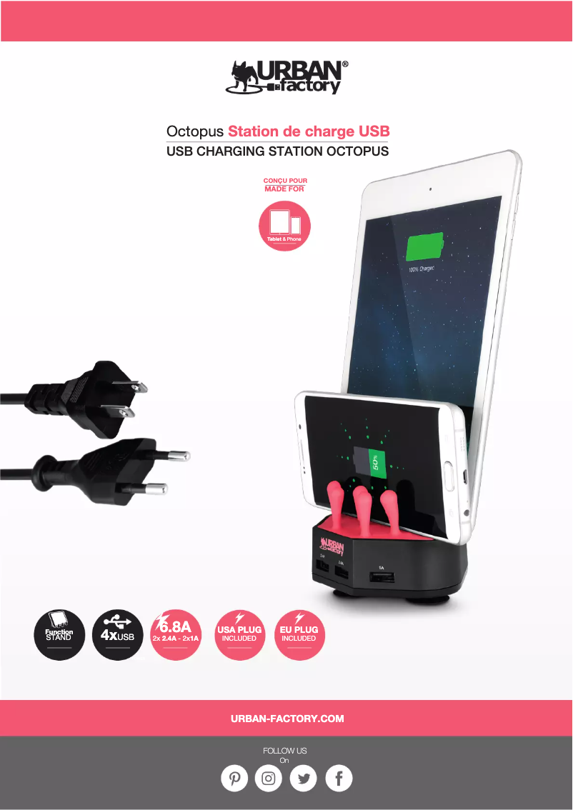 Page n°1 - Manuel utilisateur Urban Factory HCS04UF